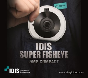 "IDIS 5MP IR Super Fisheye in a Pocket"